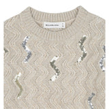 Billieblush Maglia Girocollo tinta unita con Paillettes Beige per Bambina 5U21382J BEIGE BillIEBLUSH 