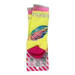Billieblush Calzini tinta unita con Stampe Giallo per Bambina U10514 GIALLO BillIEBLUSH 