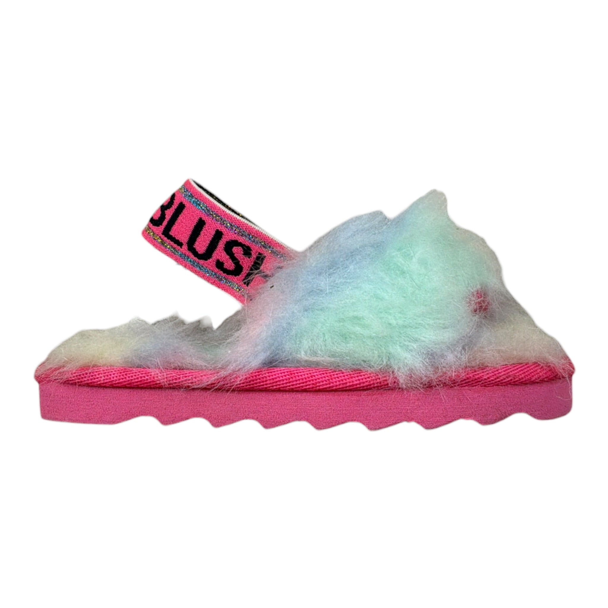 Billieblush Ciabatta Peluche Cn Elastico Rosa per Bambina U19331X ROSA BillIEBLUSH 