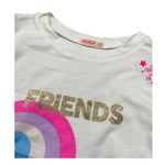 Billieblush Shirt tinta unita con Stampa Panna per Bambina U20659F PANNA BillIEBLUSH 