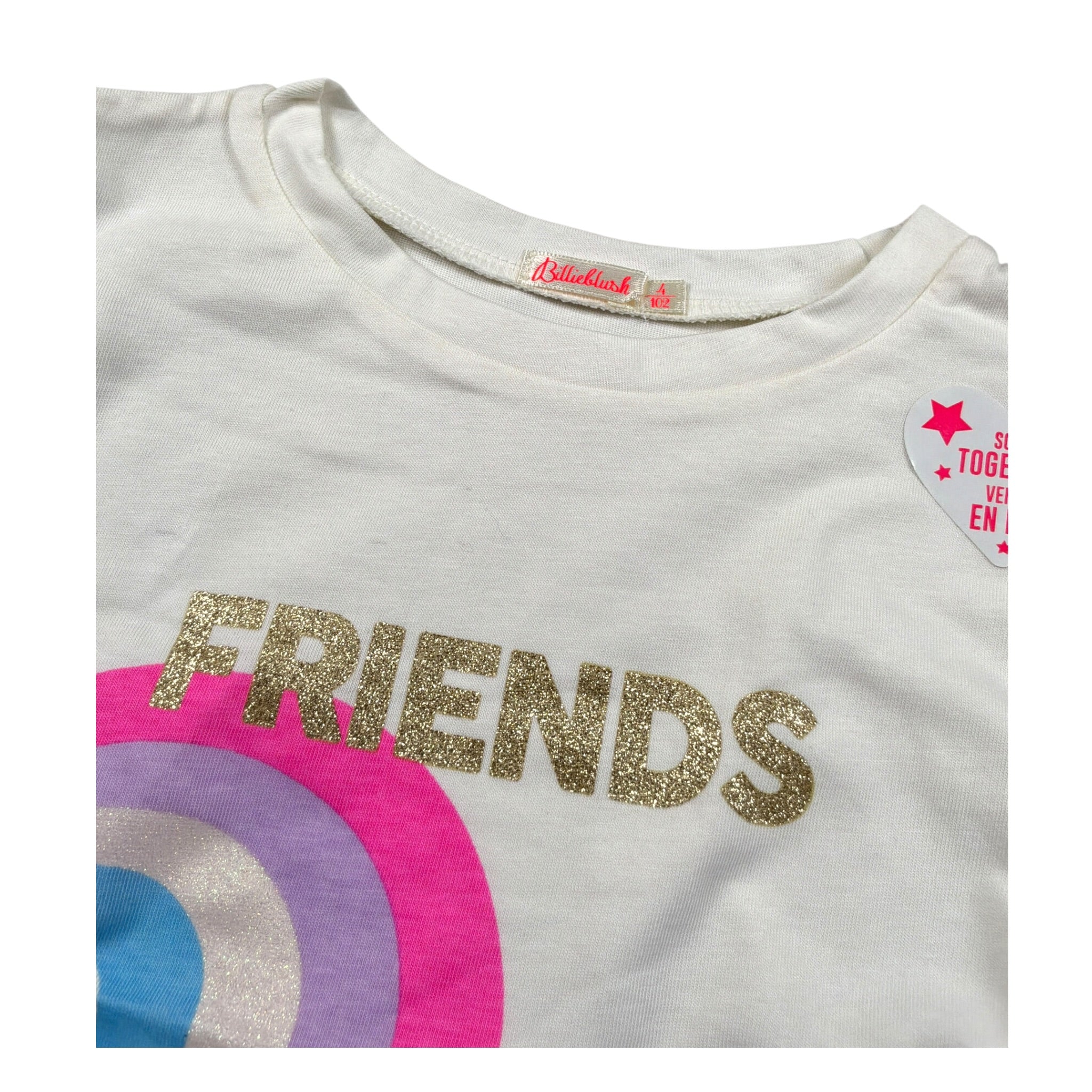 Billieblush Shirt tinta unita con Stampa Panna per Bambina U20659F PANNA BillIEBLUSH 