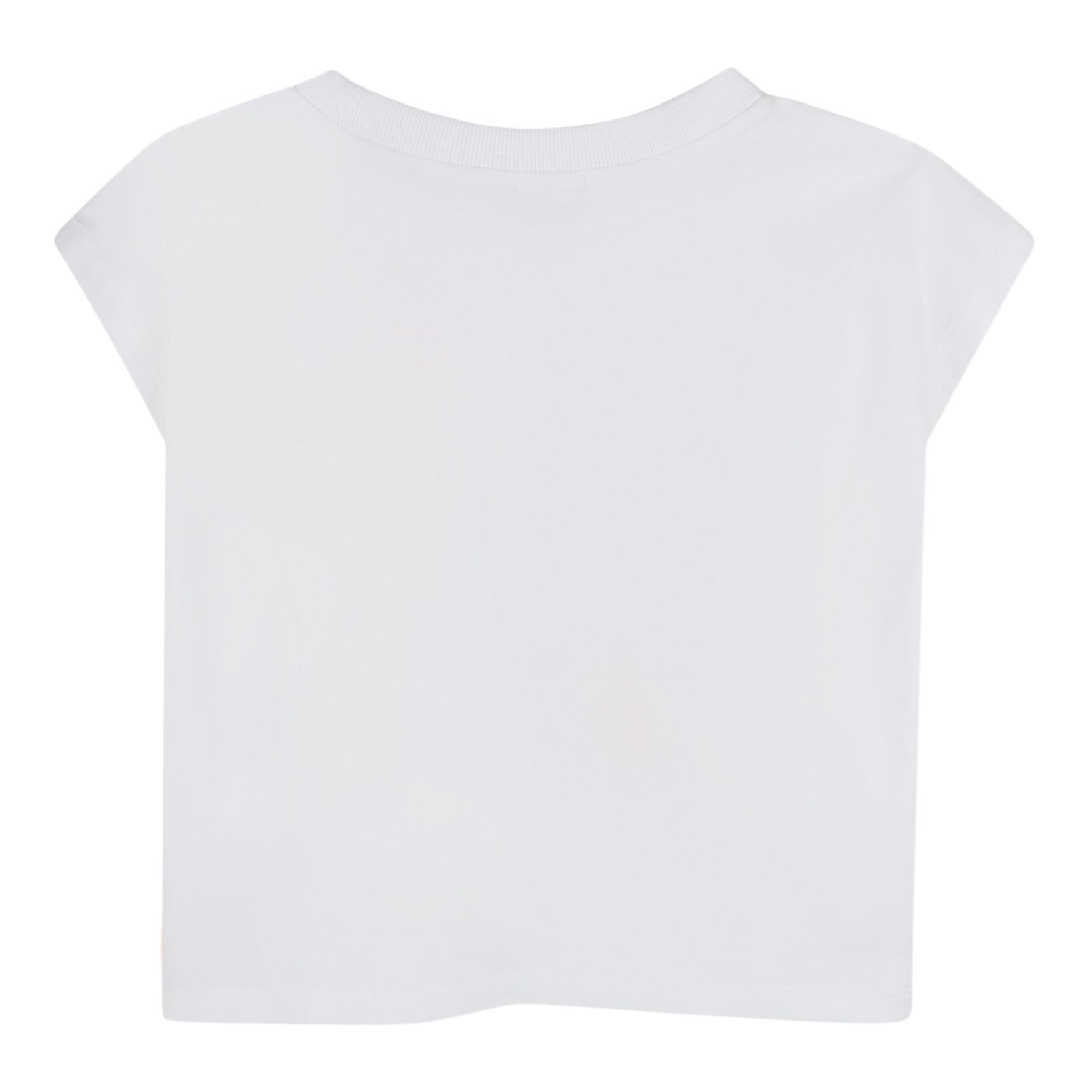 Billieblush T-Shirt Girocollo tinta unita con Stampa Bianco per Neonata U20934 BIANCO BillIEBLUSH 