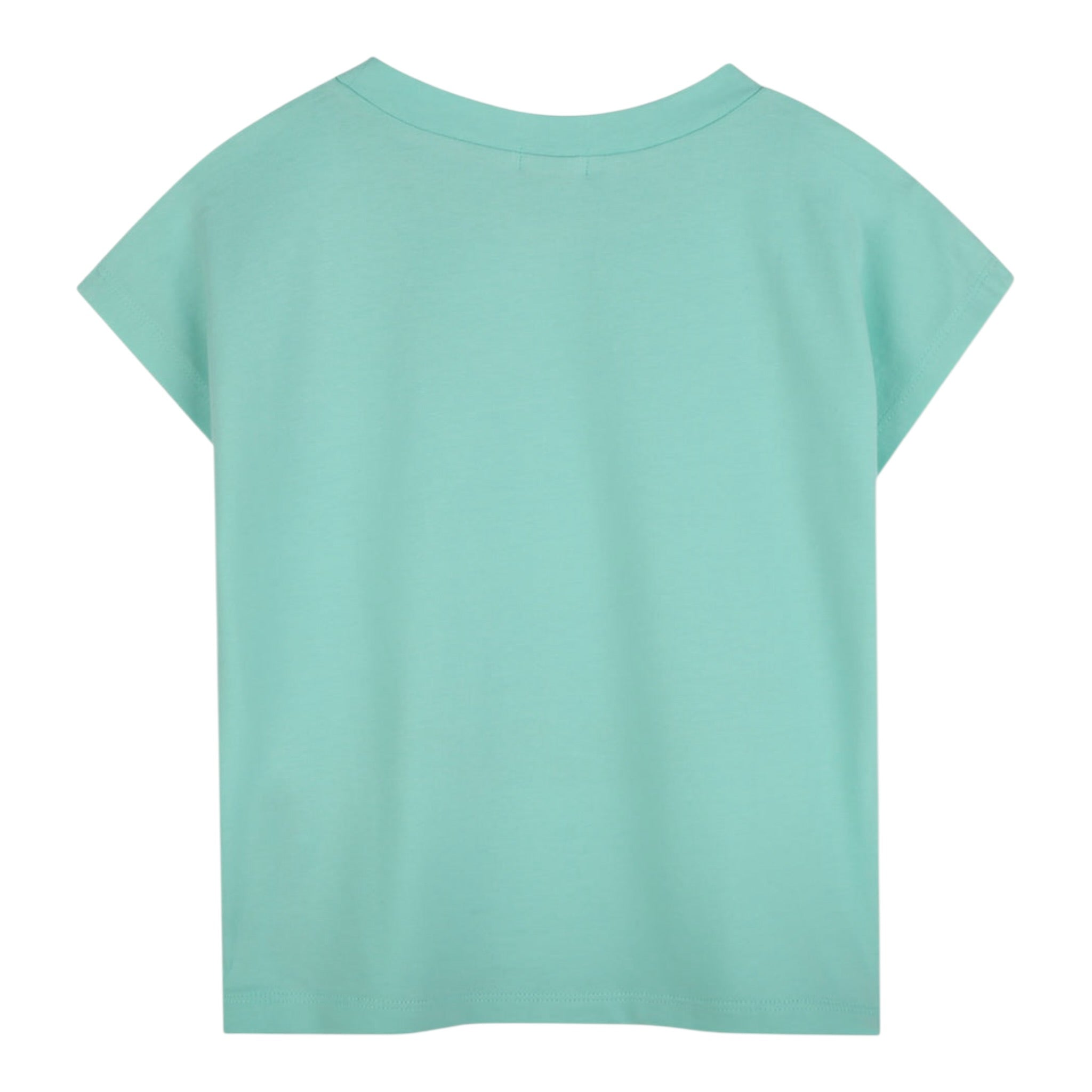 Billieblush T-Shirt Girocollo tinta unita con Stampa Verde Acqua per Bambina U20949 VERDE ACQUA BillIEBLUSH 