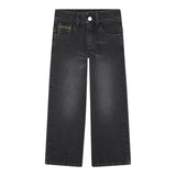 Billieblush Jeans tinta unita con Girovita Regolabile Nero per Bambino U21189 NERO BillIEBLUSH 