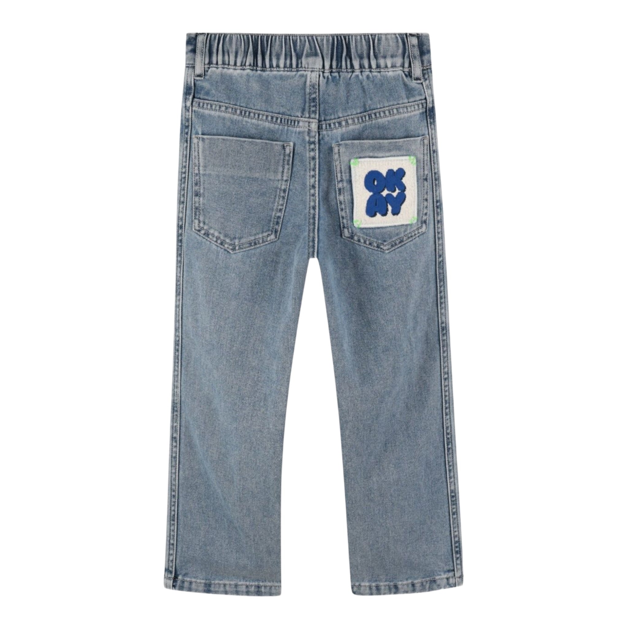Billieblush Jeans tinta unita con Elastico In Vita Azzurro per Bambino U21201 AZZURRO BillIEBLUSH 