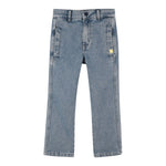 Billieblush Jeans tinta unita con Elastico In Vita Azzurro per Bambino U21201 AZZURRO BillIEBLUSH 