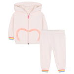 Billieblush Completo 2 Pezzi Felpa-Pantalone tinta unita Rosa per Neonata U21250 ROSA BillIEBLUSH 