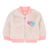 Billieblush Pelliccia tinta unita con Zip Rosa per Neonata U21251 ROSA BillIEBLUSH 