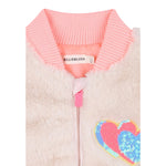 Billieblush Pelliccia tinta unita con Zip Rosa per Neonata U21251XX ROSA BillIEBLUSH 