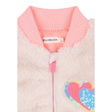 Billieblush Pelliccia tinta unita con Zip Rosa per Neonata U21251XX ROSA BillIEBLUSH 
