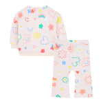 Billieblush Completo 2 Pezzi Felpa-Pantalone tinta unita Rosa per Neonata U21253 ROSA BillIEBLUSH 