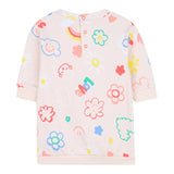 Billieblush Abito Felpa tinta unita con Stampa Rosa per Bambina U21258 ROSA BillIEBLUSH 