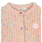 Billieblush Cardigan Multicolor con Applicazione Pesca per Neonata U21263N PESCA BillIEBLUSH 