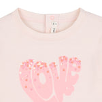 Billieblush Shirt Girocollo tinta unita con Stampa Rosa per Neonata U21266X ROSA BillIEBLUSH 