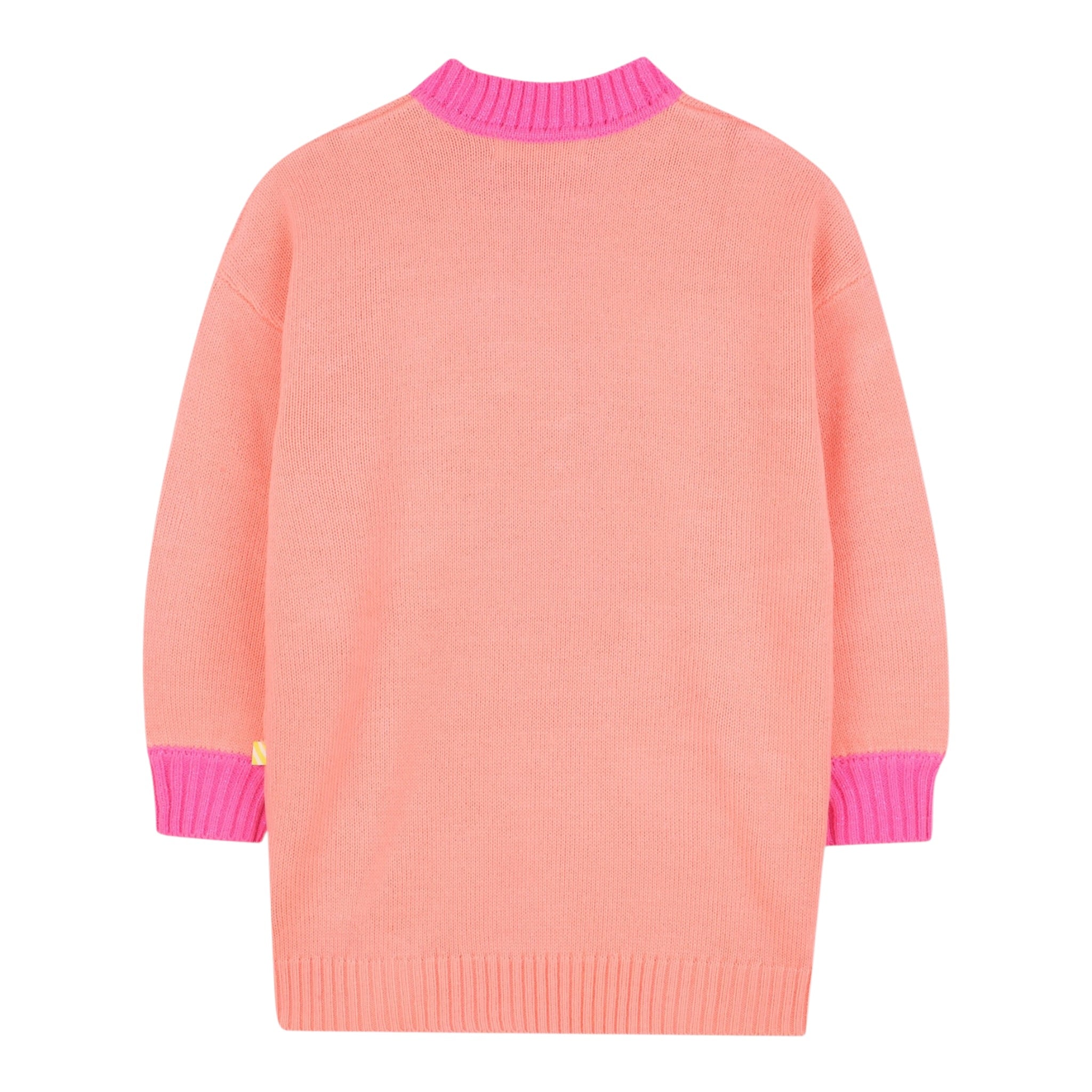 Billieblush Abito Manica Lunga tinta unita con Paillettes Pesca per Bambina U21283 PESCA BillIEBLUSH 