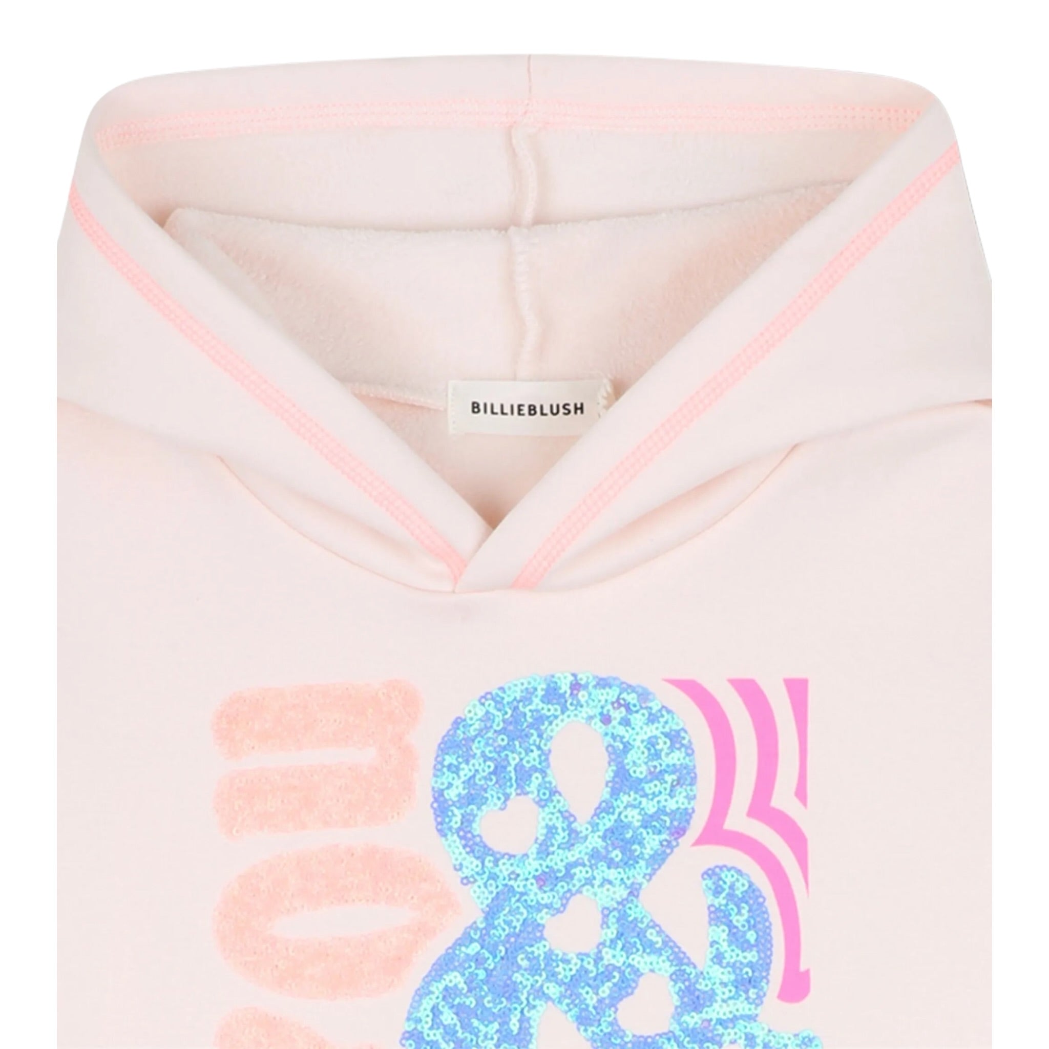 Billieblush Abito Felpa Manica Lunga Bicolore Rosa per Bambina U21284 ROSA BillIEBLUSH 