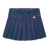Billieblush Gonna In Denim tinta unita Blu per Neonata U21322NX BLU BillIEBLUSH 