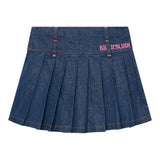 Billieblush Gonna In Denim tinta unita Blu per Neonata U21322NX BLU BillIEBLUSH 
