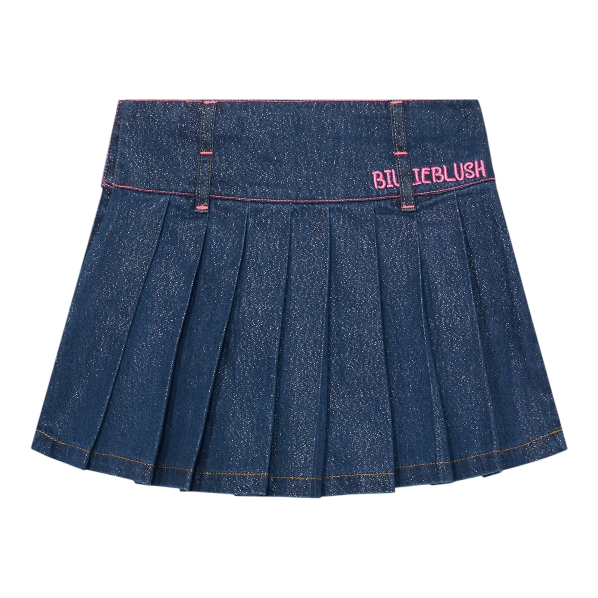 Billieblush Gonna In Denim tinta unita Blu per Neonata U21322NX BLU BillIEBLUSH 
