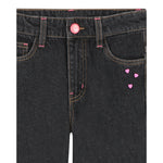 Billieblush Jeans tinta unita Modello Palazzo Nero per Neonata U21340NX NERO BillIEBLUSH 