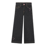 Billieblush Jeans tinta unita Modello Palazzo Nero per Neonata U21340NX NERO BillIEBLUSH 