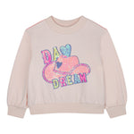 Billieblush Felpa Chiusa Girocollo tinta unita con Paillettes Rosa per Neonata U21371 ROSA BillIEBLUSH 