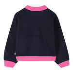 Billieblush Maglia Girocollo tinta unita con Ricami Blu per Neonata U21378 BLU BillIEBLUSH 