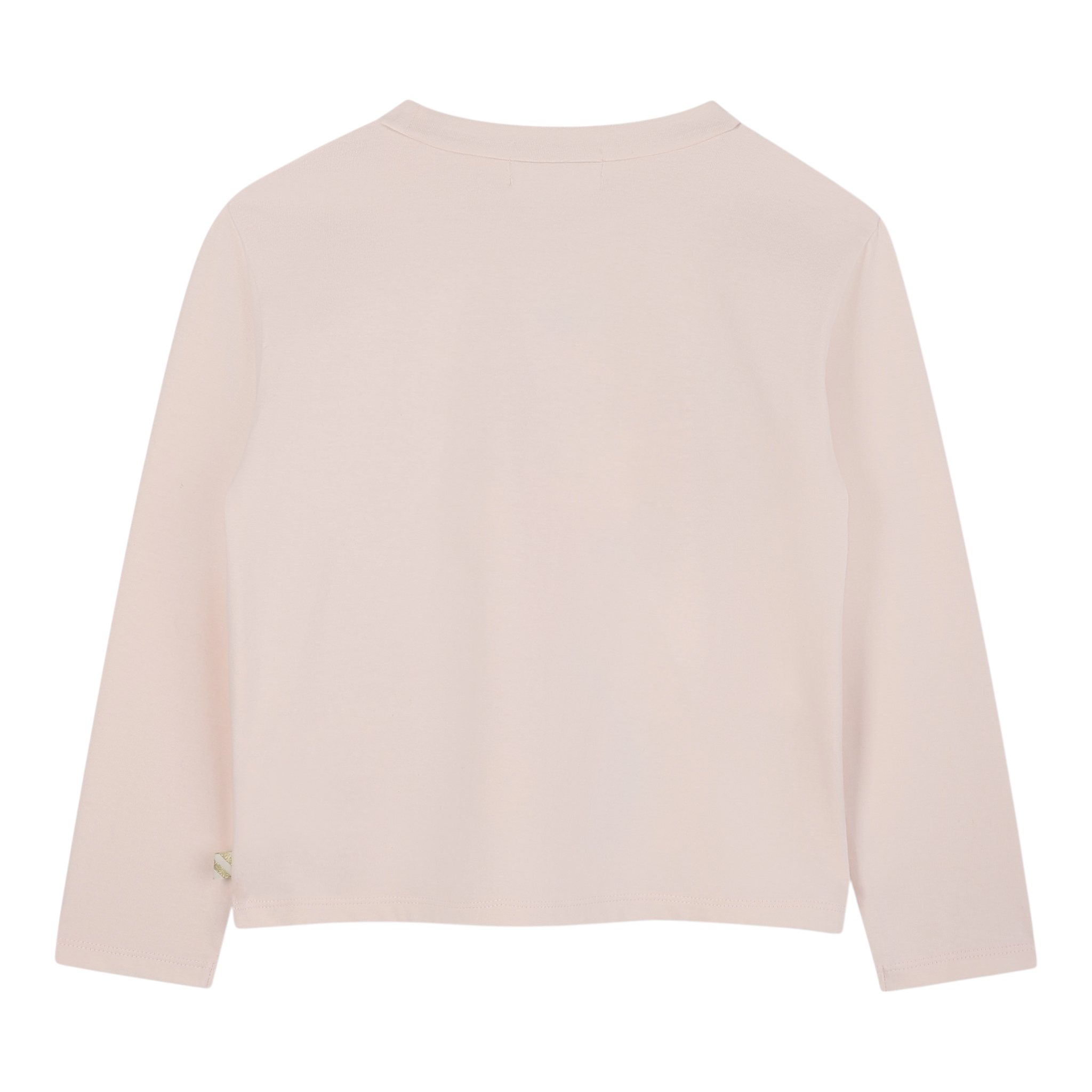 Billieblush Shirt Girocollo tinta unita con Brillantini Rosa per Neonata U21400 ROSA BillIEBLUSH 