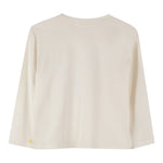 Billieblush Shirt Girocollo tinta unita con Paillettes Panna per Bambina U21424 PANNA BillIEBLUSH 