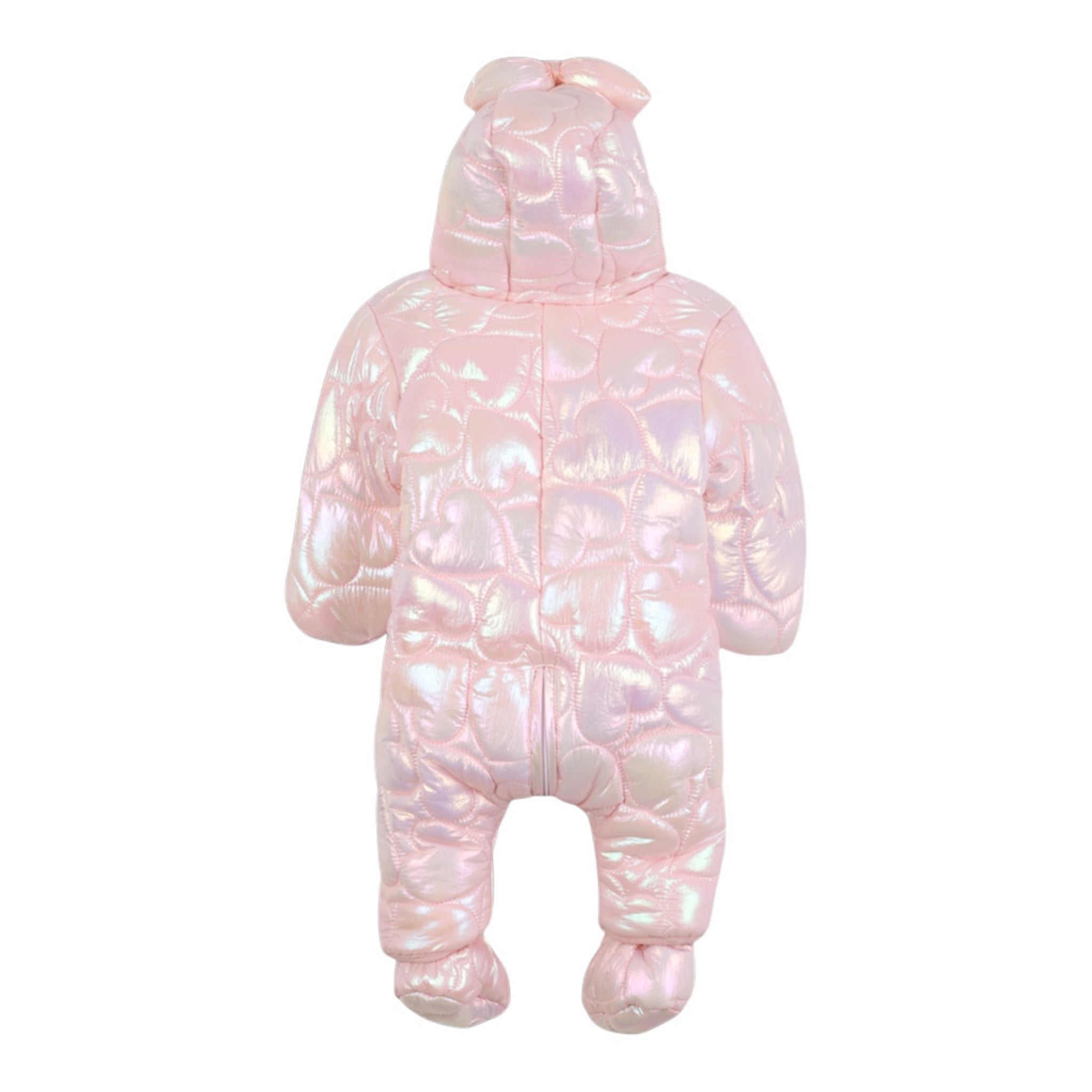 Billieblush Eskimo tinta unita con Cappuccio Rosa per Neonata U21439 ROSA BillIEBLUSH 