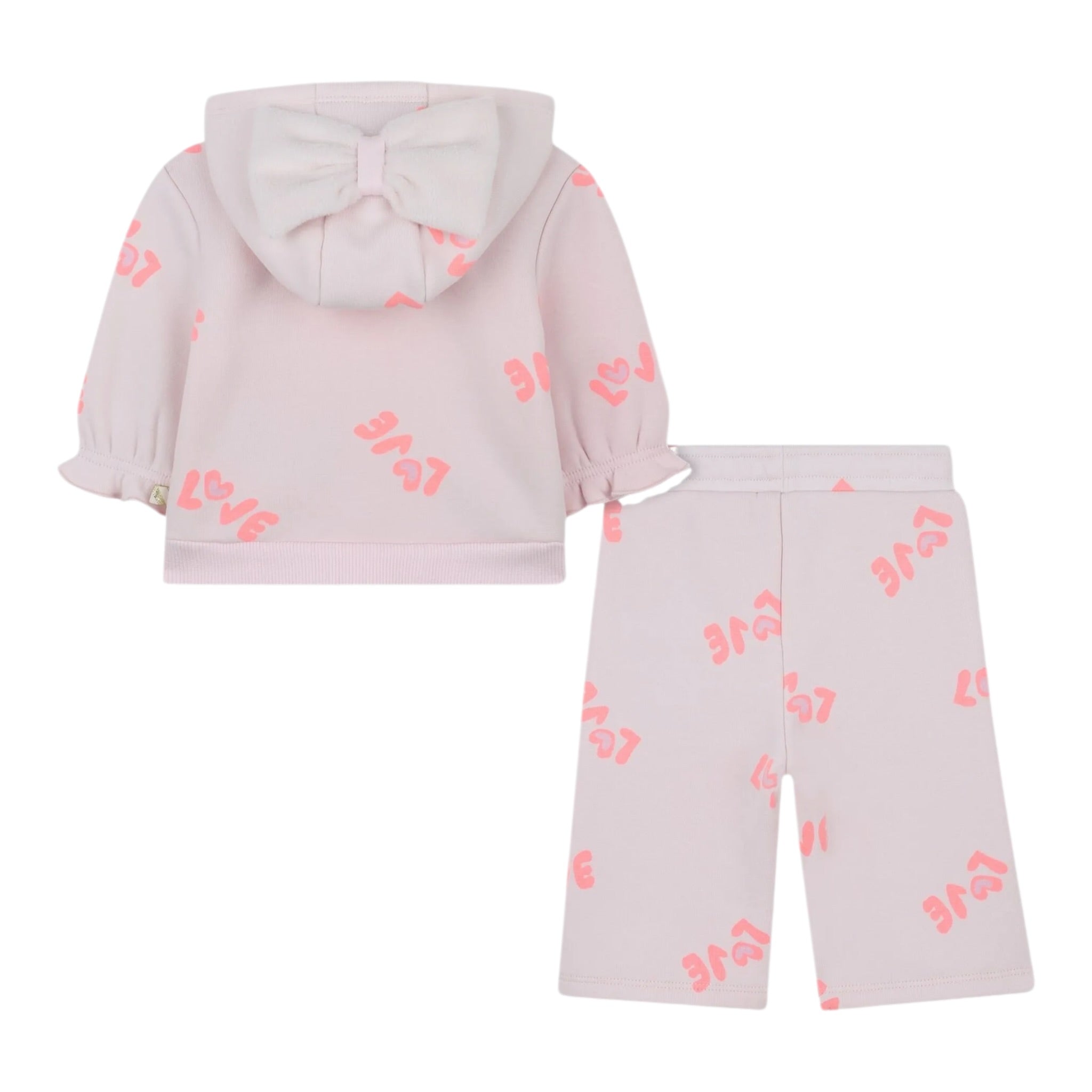 Billieblush Completo 2 Pezzi Felpa-Pantalone tinta unita Rosa per Neonata U21452 ROSA BillIEBLUSH 