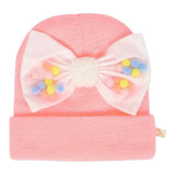 Billieblush Cappello tinta unita Cn Fiocco Pesca per Neonata U21495 PESCA BillIEBLUSH 