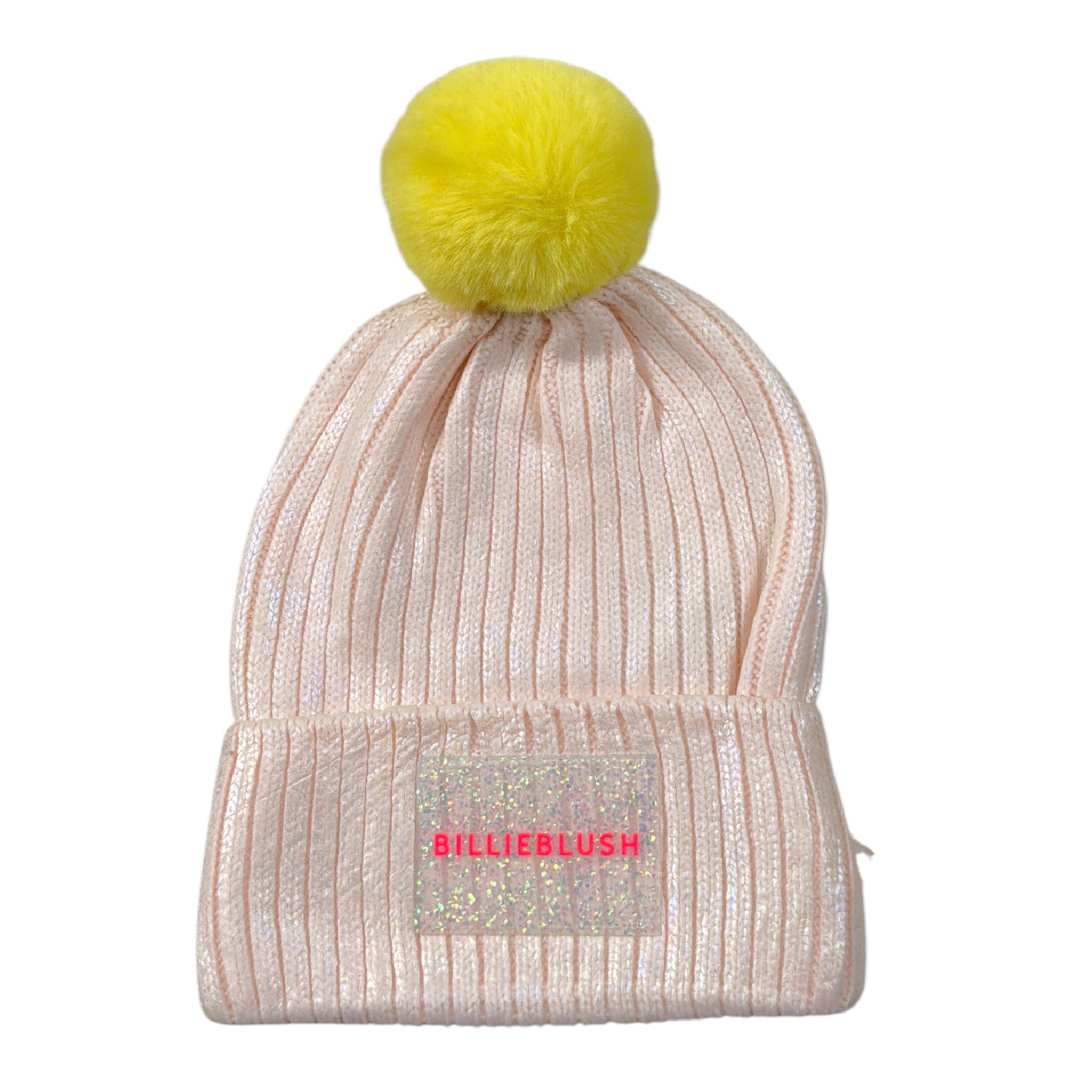 Billieblush Cappello tinta unita con Pon Pon Rosa per Bambina U21509 ROSA BillIEBLUSH 