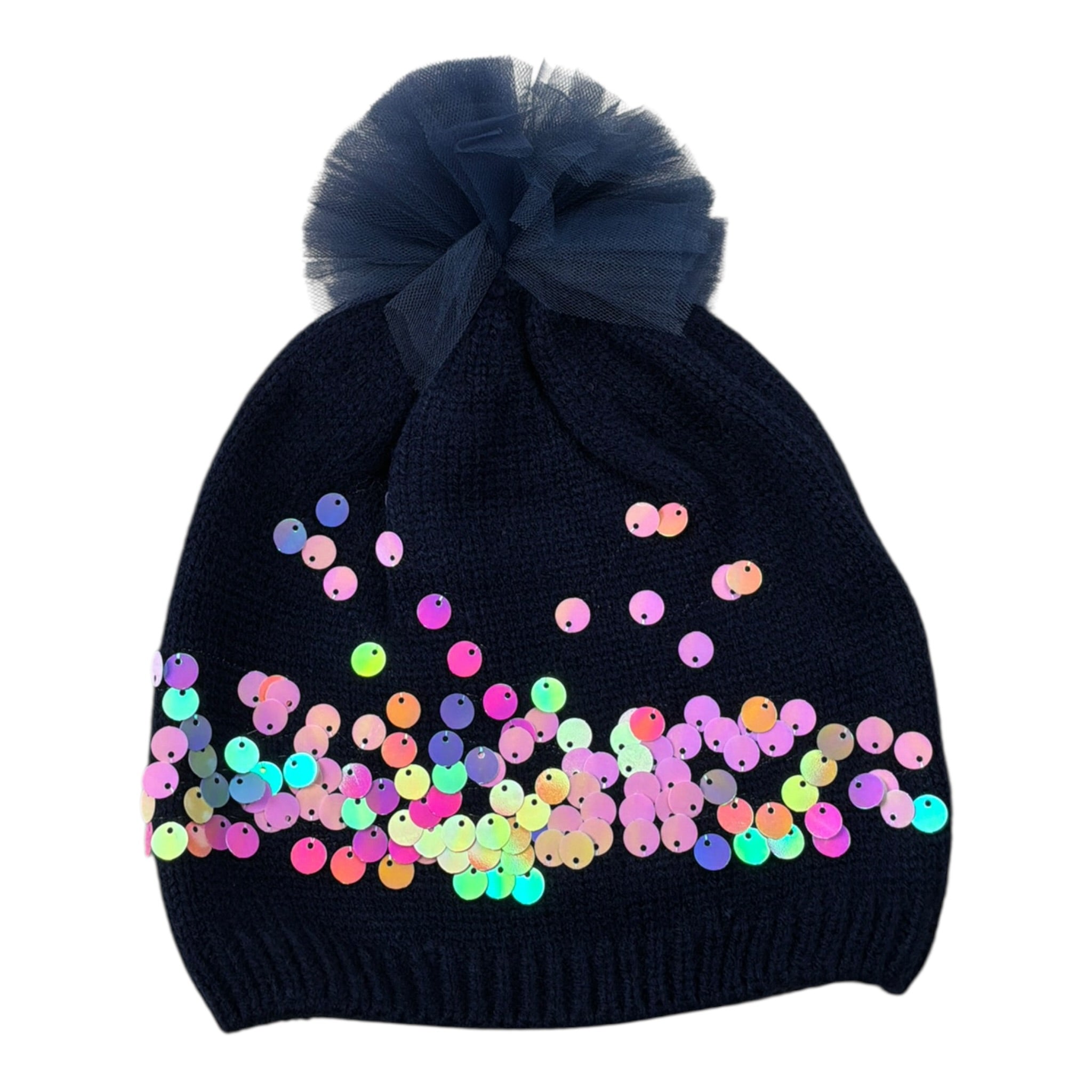 Billieblush Cappello tinta unita con Paillettes Blu per Bambina U21510 BLU BillIEBLUSH 