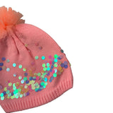Billieblush Cappello tinta unita con Paillettes Rosa per Bambina U21510 ROSA BillIEBLUSH 