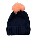 Billieblush Cappello tinta unita con Pon Pon Blu per Bambina U21525 BLU BillIEBLUSH 