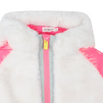 Billieblush Giubbino tinta unita con Cappuccio Panna per Bambina U21563X PANNA BillIEBLUSH 