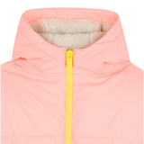 Billieblush Giubbino tinta unita con Cappuccio Pesca per Bambina U21602 PESCA BillIEBLUSH 