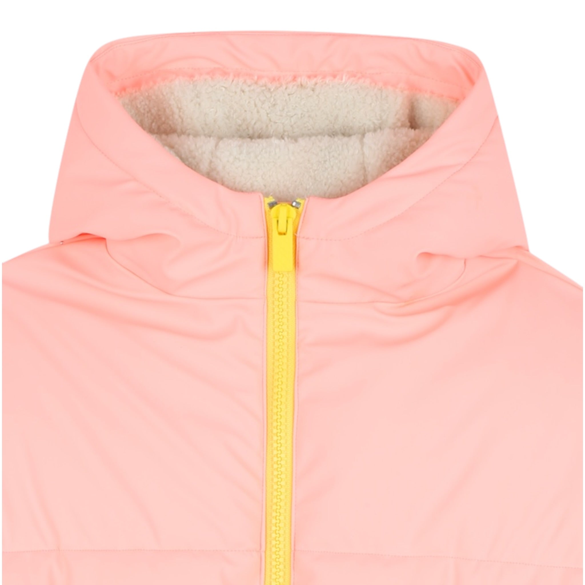 Billieblush Giubbino tinta unita con Cappuccio Pesca per Bambina U21602 PESCA BillIEBLUSH 