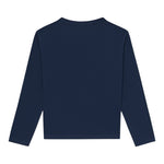 Billieblush Shirt Girocollo tinta unita con Stampe Blu per Bambina U21609 BLU BillIEBLUSH 