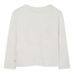 Billieblush Shirt Girocollo tinta unita con Paillettes Panna per Bambina U21610 PANNA BillIEBLUSH 