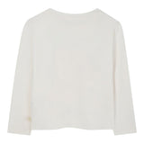 Billieblush Shirt Girocollo tinta unita con Paillettes Panna per Bambina U21610 PANNA BillIEBLUSH 