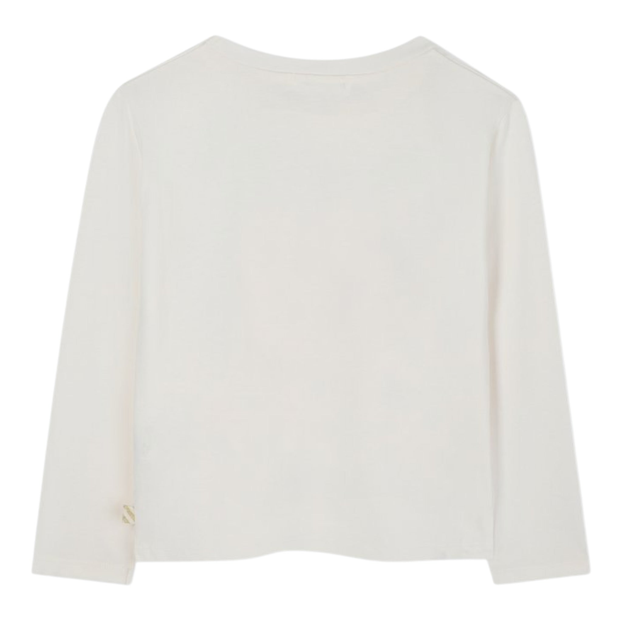 Billieblush Shirt Girocollo tinta unita con Paillettes Panna per Bambina U21610 PANNA BillIEBLUSH 