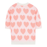 Billieblush Abito Manica Lunga Fantasia Cuori Rosa per Neonata U21656 ROSA BillIEBLUSH 