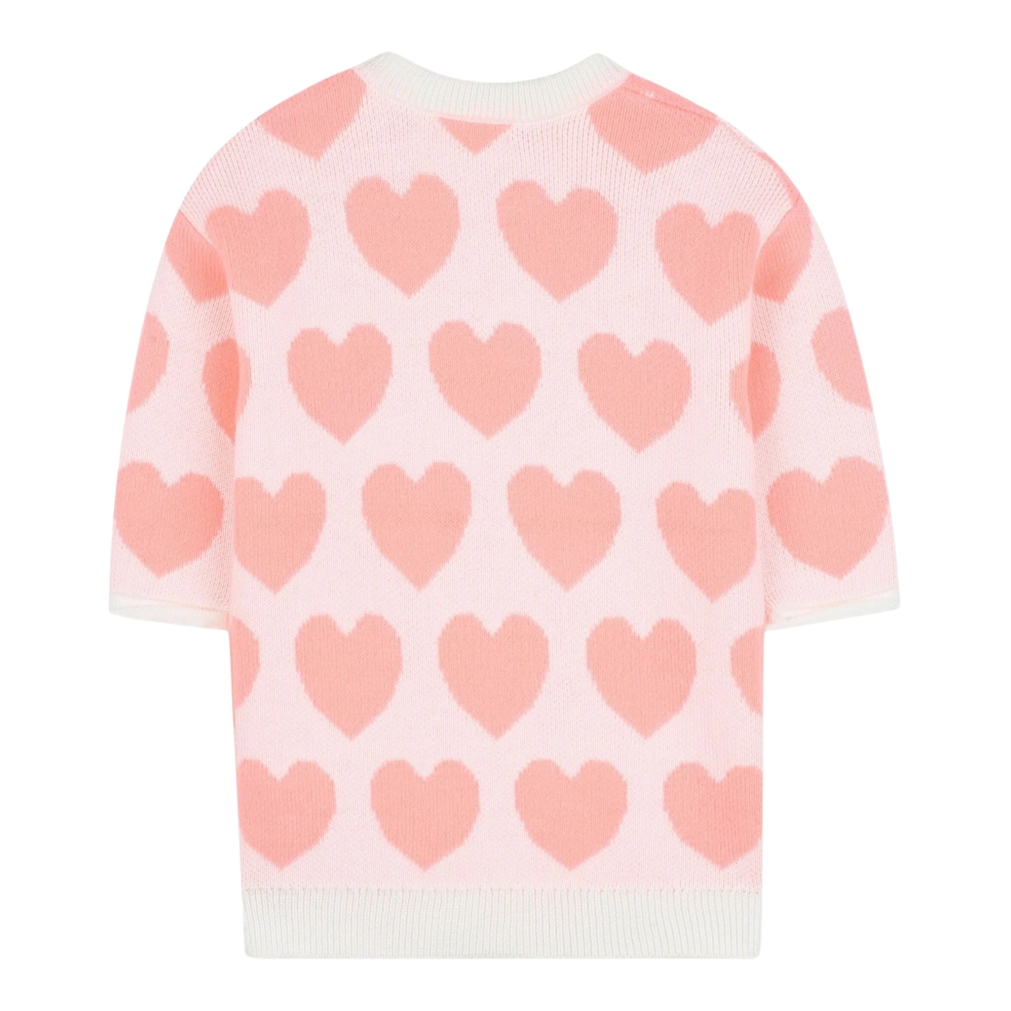 Billieblush Abito Manica Lunga Fantasia Cuori Rosa per Neonata U21656 ROSA BillIEBLUSH 