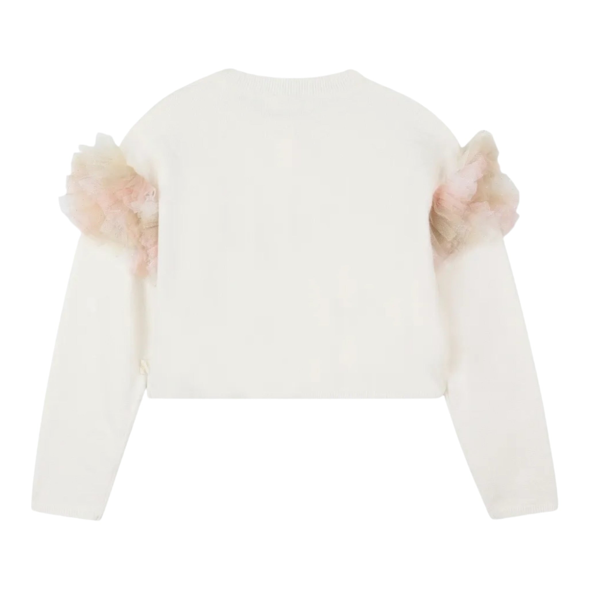 Billieblush Coprispalle tinta unita con Tulle Panna per Neonata U2383 PANNA BillIEBLUSH 