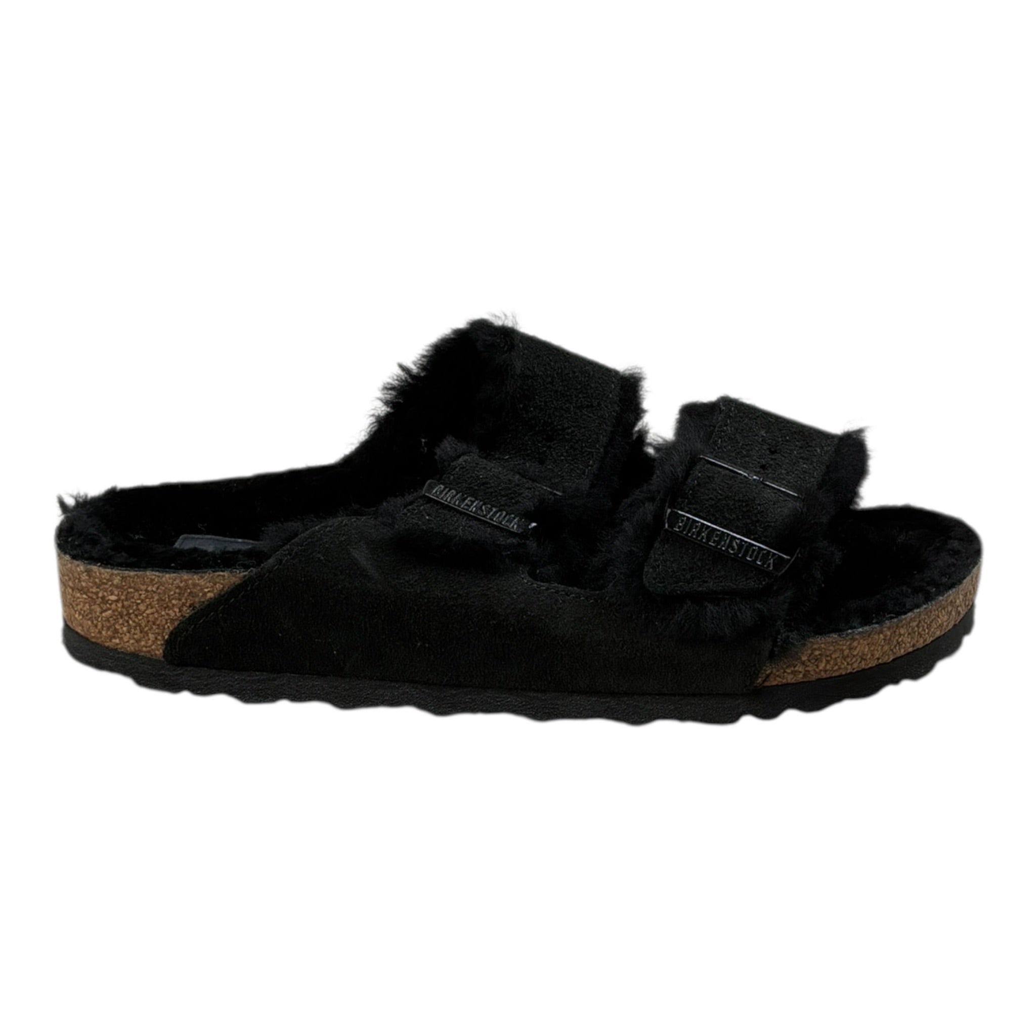 Birkenstock Ciabatte tinta unita con Fibbie Nero per Bambino 0752663 NERO BIRKENSTOCK 