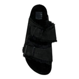 Birkenstock Ciabatte tinta unita con Fibbie Nero per Bambino 0752663 NERO BIRKENSTOCK 
