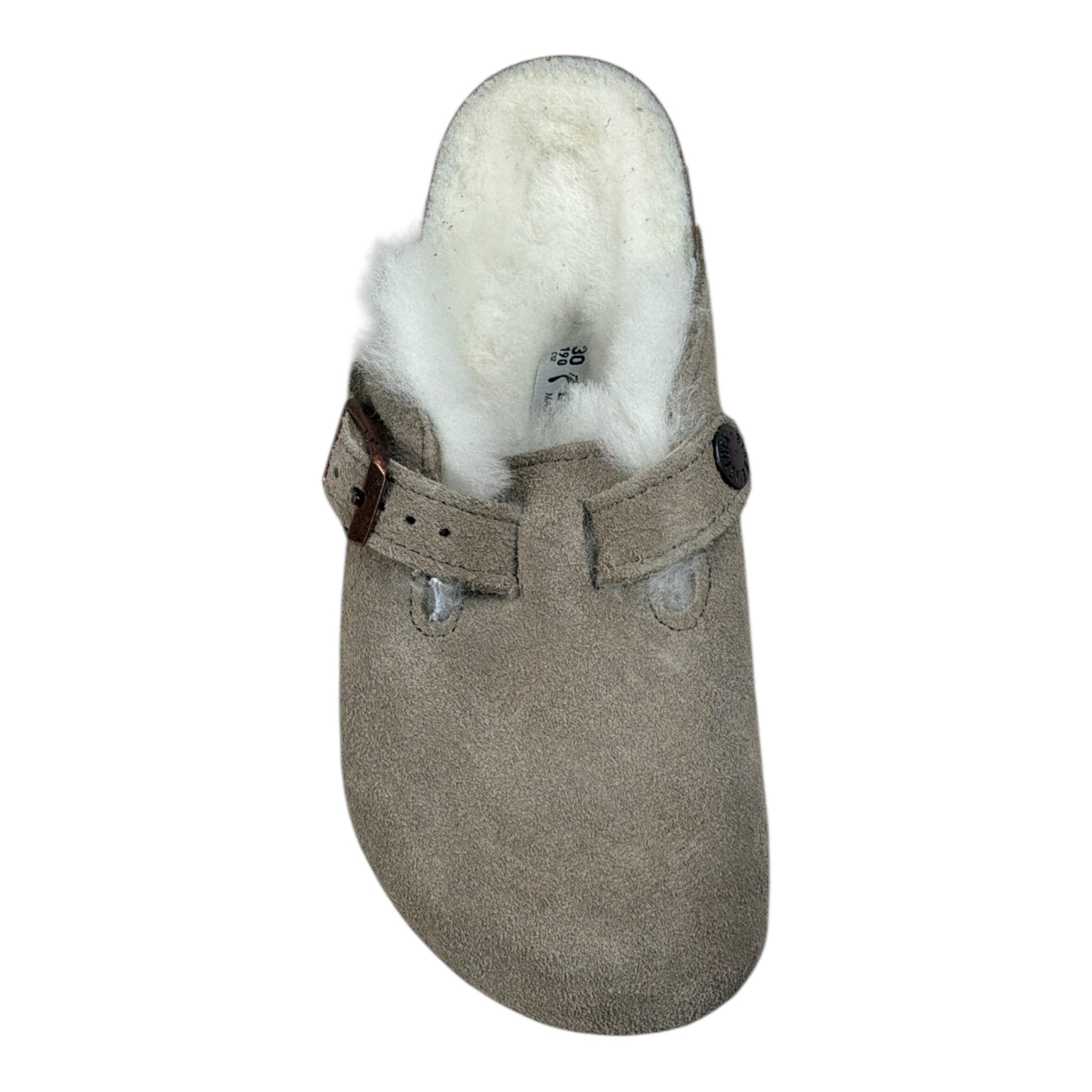 Birkenstock Ciabatte tinta unita con Pelliccia Beige per Bambino 1030480 BEIGE BIRKENSTOCK 