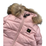 Blauer Giubbino tinta unita con Zip E Cappuccio Rosa per Neonata 22WBBXC02438 ROSA BLAUER 